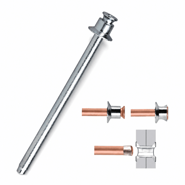 Микро заклёпка 3,2 x 2,4 x 5,0 Zn
